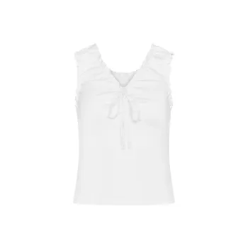 URBAN REVIVO Tank Tops Women's White