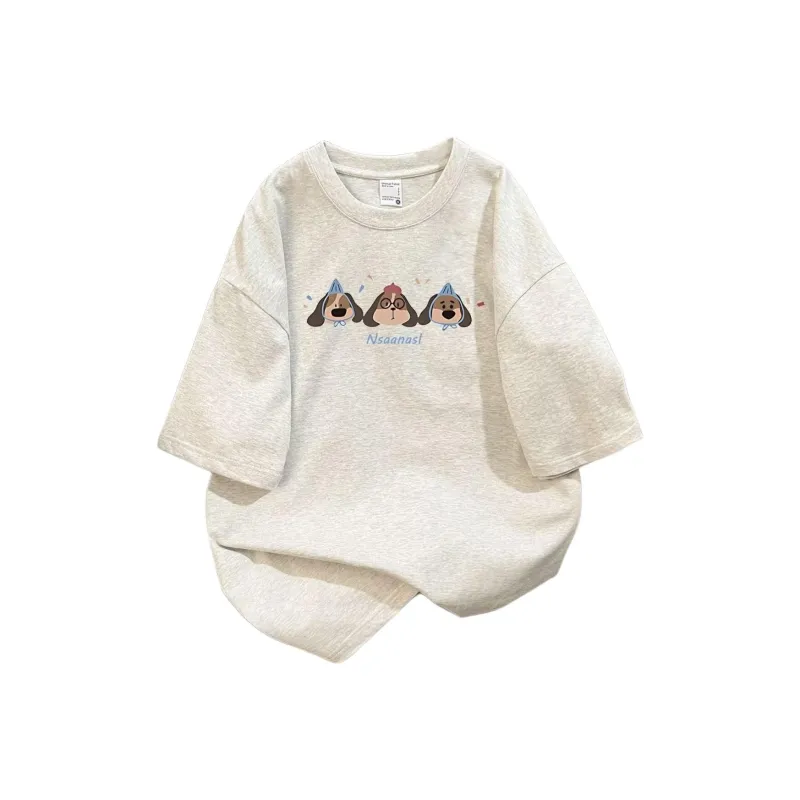 TONYBEAR T Shirts Men White Gray-0