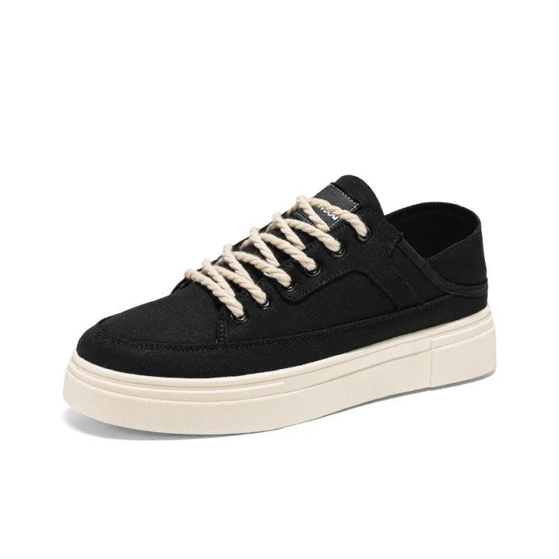TEXWOOD Slip Resistant Balance Low Top Casual Shoes Men's Black Box-2