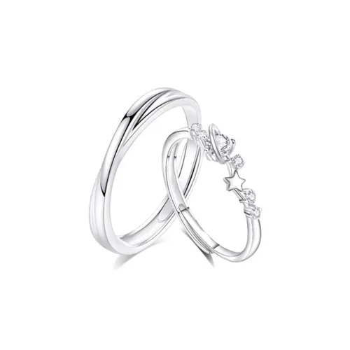 SEEPD Colored Glaze Zircon Ring Unisex