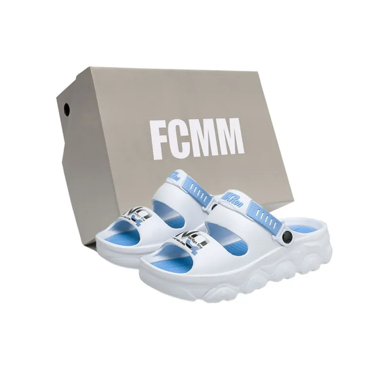 FCMM Beach Sandals Men Black/Khaki/White-4