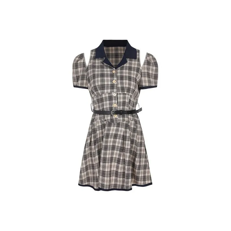 DOSOHEB Short Sleeved Dress Women's-0