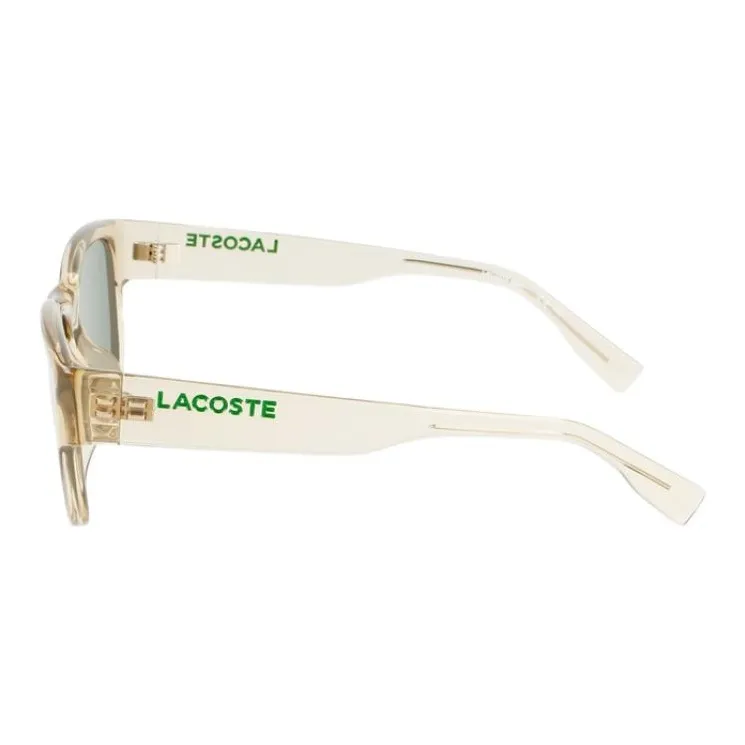 LACOSTE Plastic Square Sunglasses Men's Yellow-2
