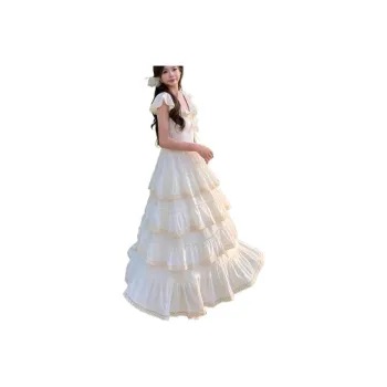 GOSO Sleeveless Dresses Women's Apricot