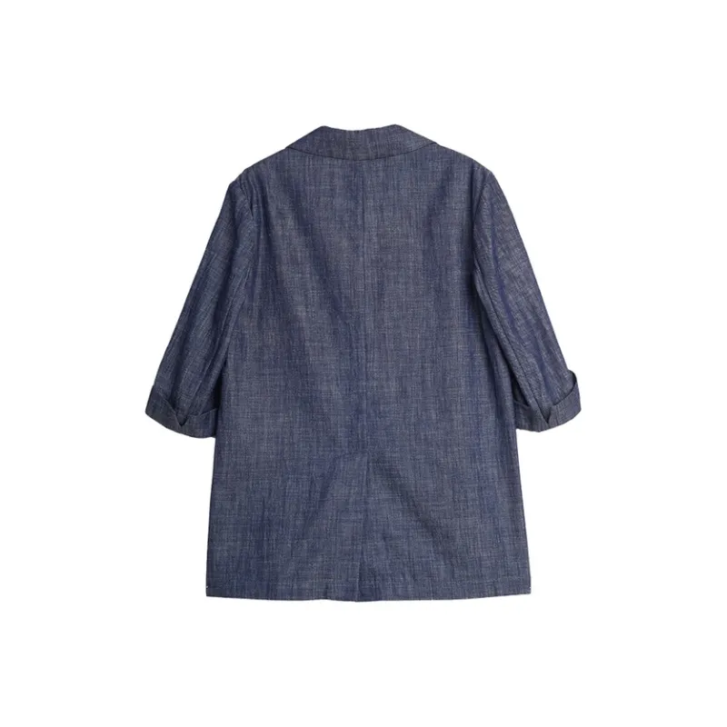 ELLE Business Suits Women's Denim Blue-1