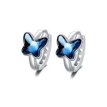 ZWU 925 Sterling Silver Earrings Unisex