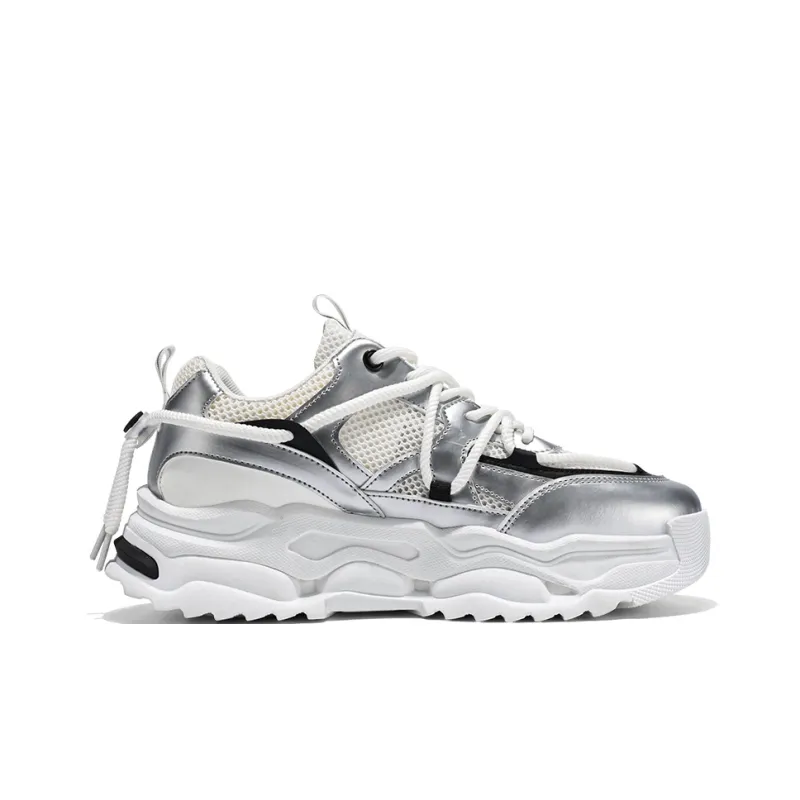 ROBINHOOD Slip Resistant, Abrasion Resistant, Breathable, Lightweight Low Top Chunky Sneakers Men's Box Included-2