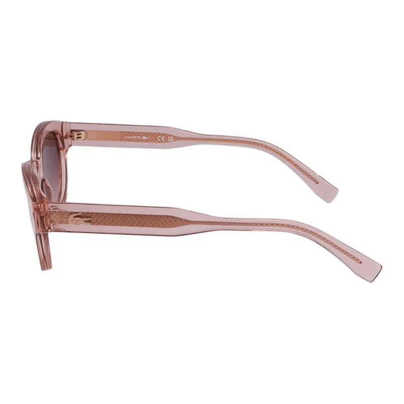 LACOSTE Plastic Resin Irregular Shape Sunglasses Women's Pink-2