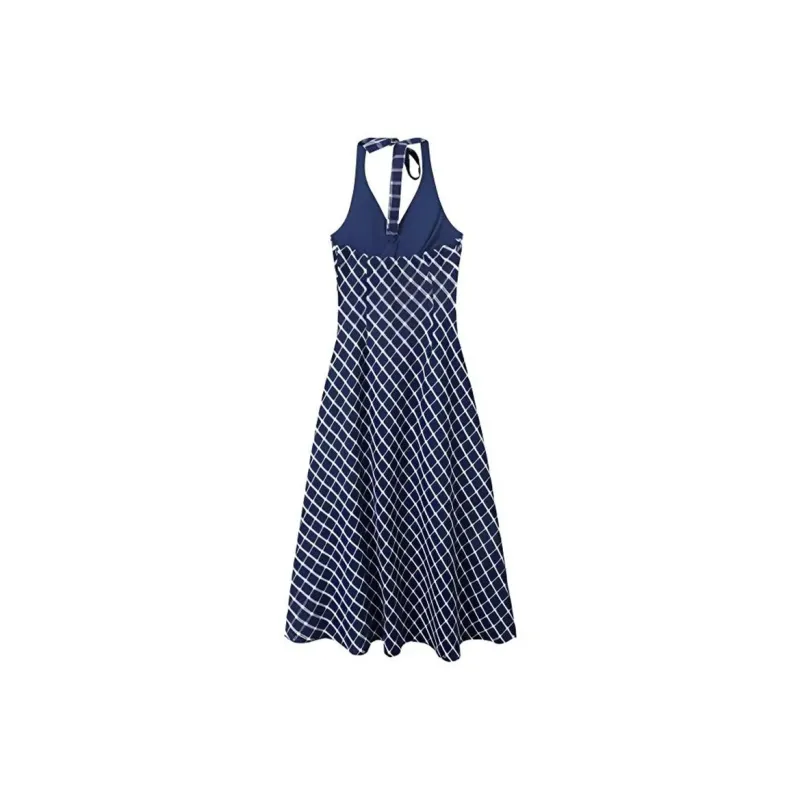 Mu Xiao Xin Slip Dresses Women's Blue-1
