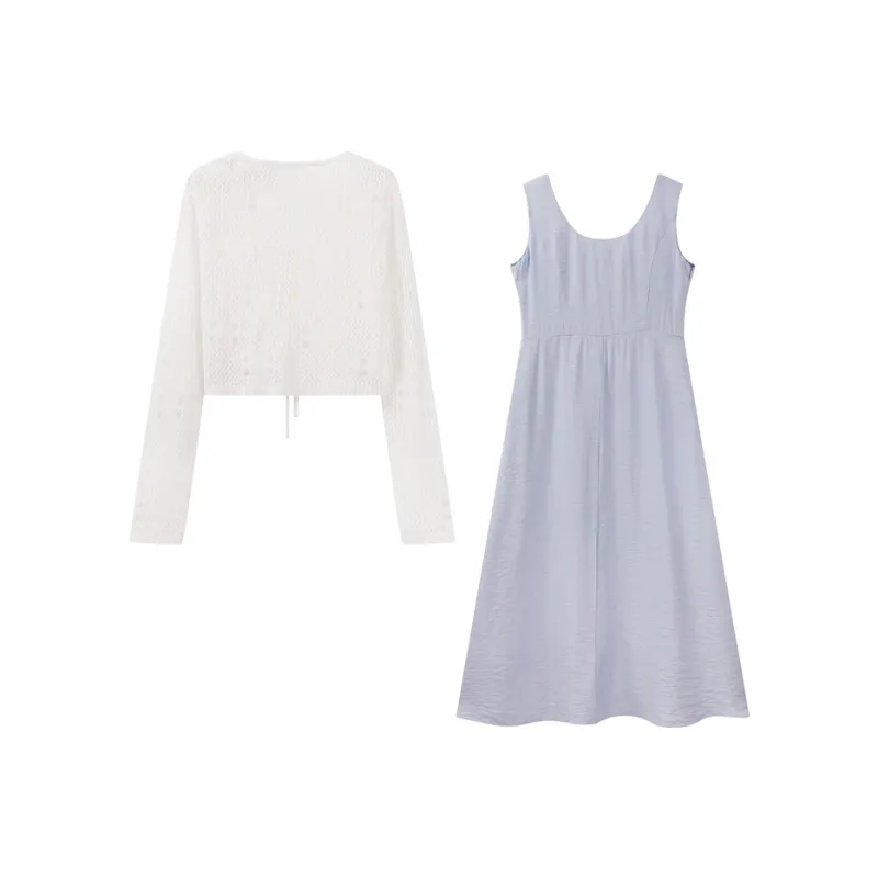 FAIRWHALE Two Piece Skirt Sets Women's-3