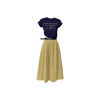 IQC Two Piece Skirt Sets Women's