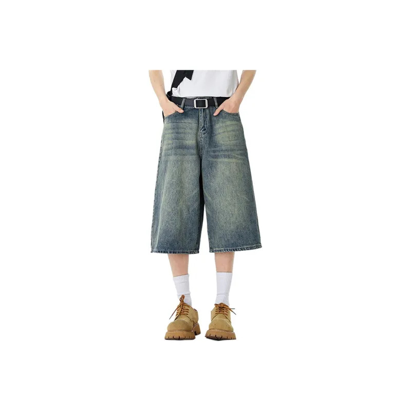 R.super Denim Shorts Unisex-9