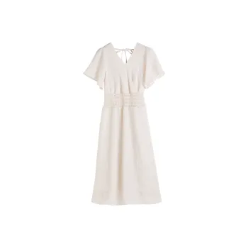 Hang Yi Court Short Sleeved Dress Women's