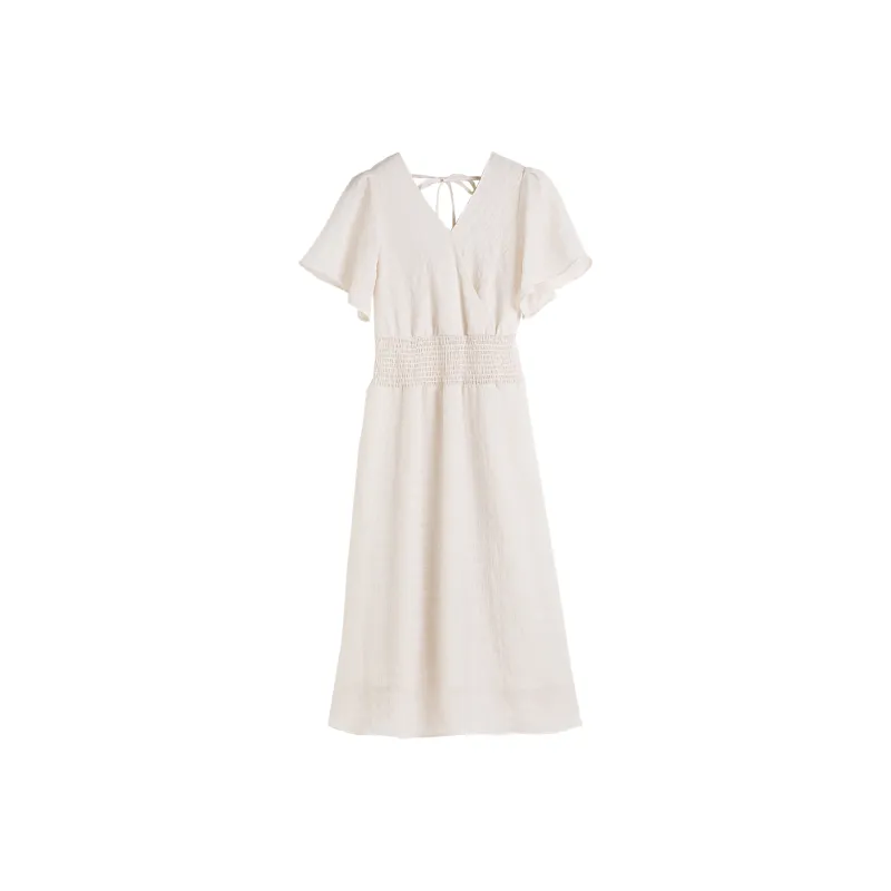Hang Yi Court Short Sleeved Dress Women's-0