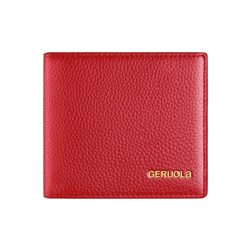 Gorora Top Grain Cow Leather Horizontal Wallet Regular Women's Multicolor-0