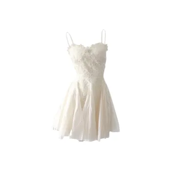 YGPRW Slip Dresses Women's Apricot