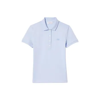 LACOSTE Polo Shirt Women's Light Blue
