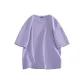 [7A Antibacterial & Loose Fit Breathable]Distant Mountain Purple (B Gold Letter Chest Logo)
