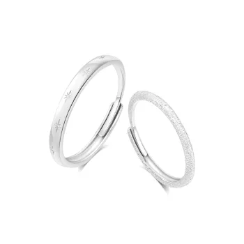 BLANK IN BLANK Sterling Silver Rings Unisex