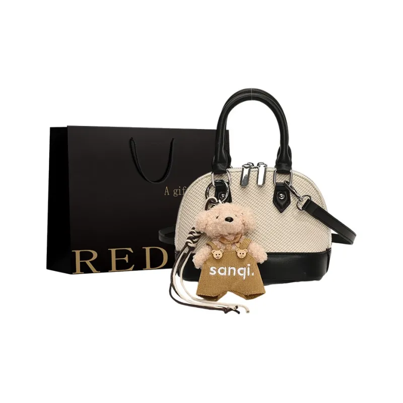 REDOO PU Handbag Women's Beige/Pink/Black/Brown/Khaki-4