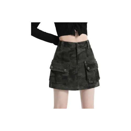 YINLEI Cargo Short Skirts Women's