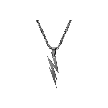 BYG Stainless Steel Necklaces Unisex Black