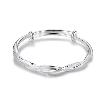 Modern Miracle 999 Fine Silver Sterling Silver Bracelets Women's