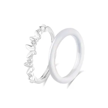 Muyan Colored Glaze Rings Women's