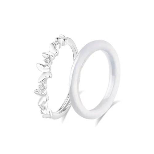 Muyan Colored Glaze Rings Women's