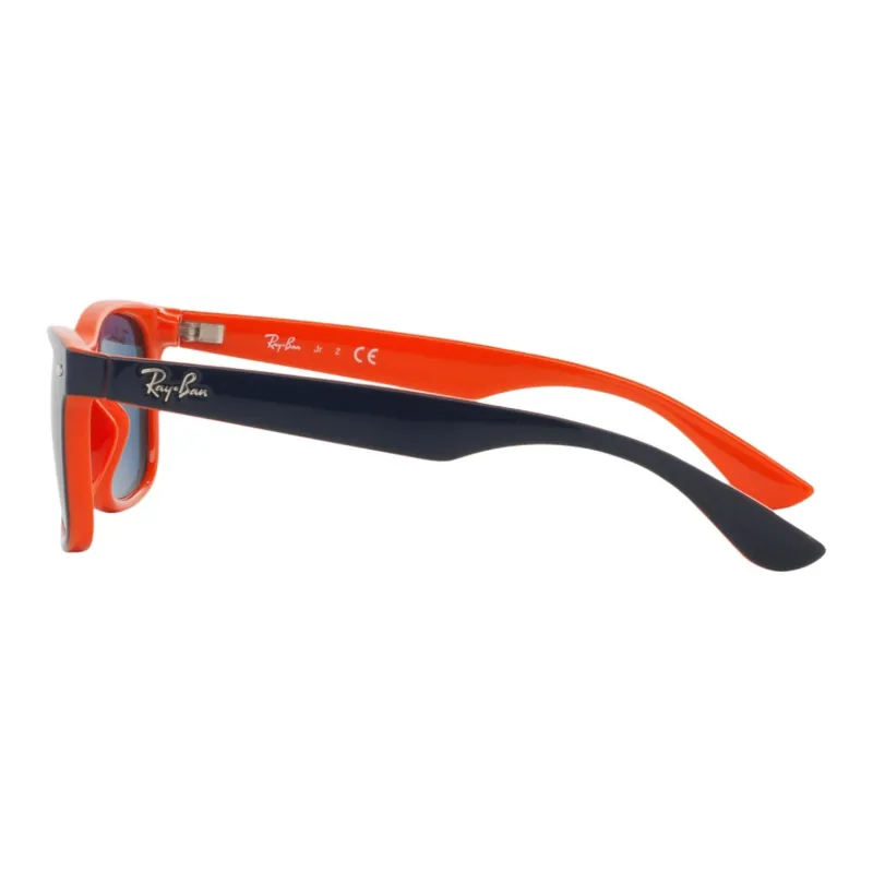 RayBan Acetate Plastic Square Sunglasses Kids' Black-2