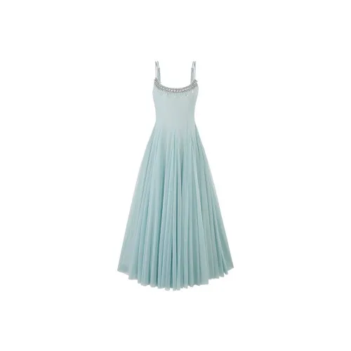Udon House Slip Dresses Women's Green