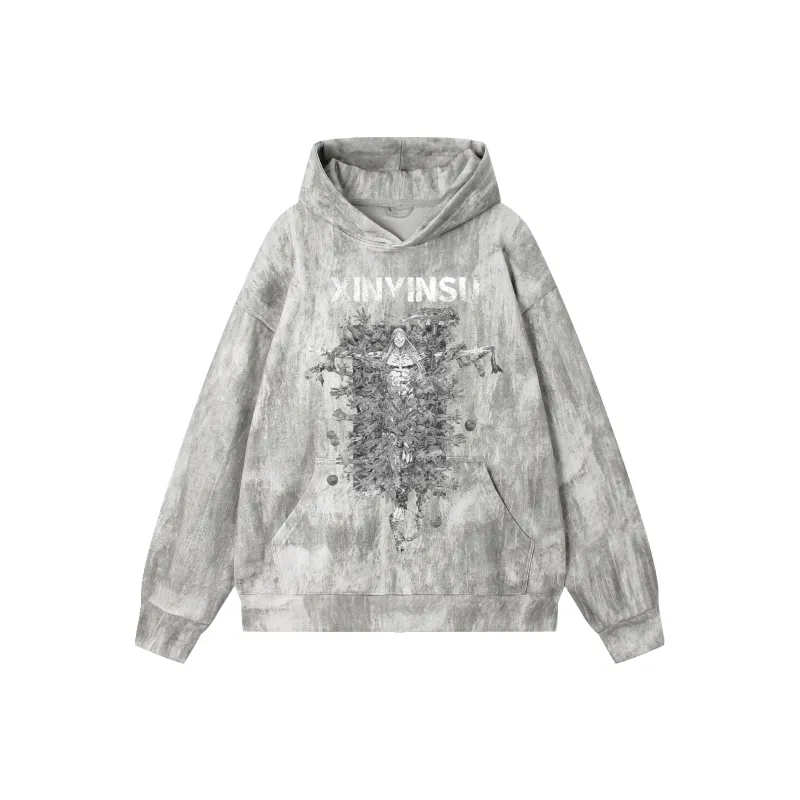 XINYINSU New Factor XINYINSU X The Strongest In History Joint Series Sweatshirt Unisex-0