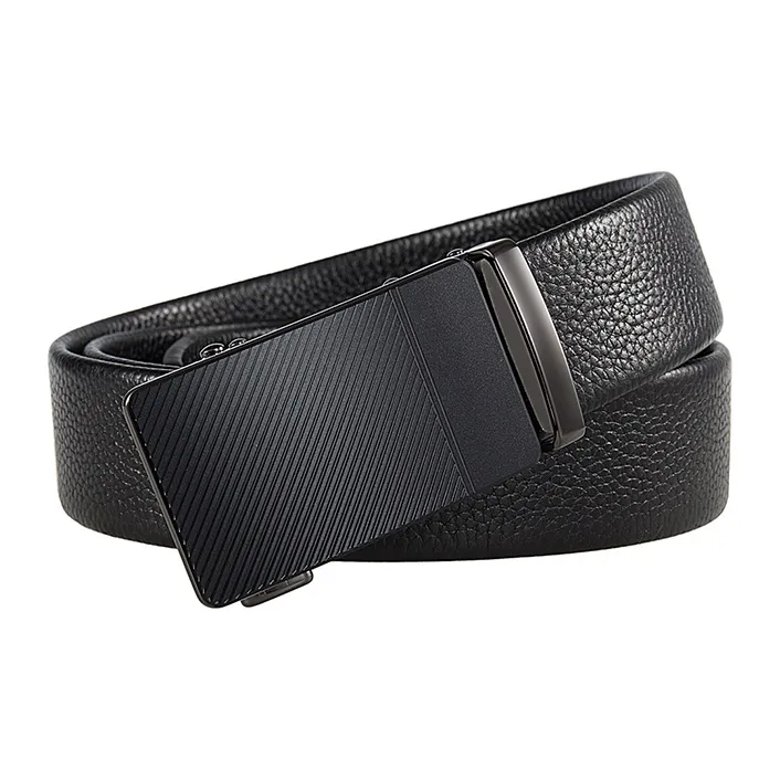 Lanza Cow Leather Belts Men's Width 3.5CM-4