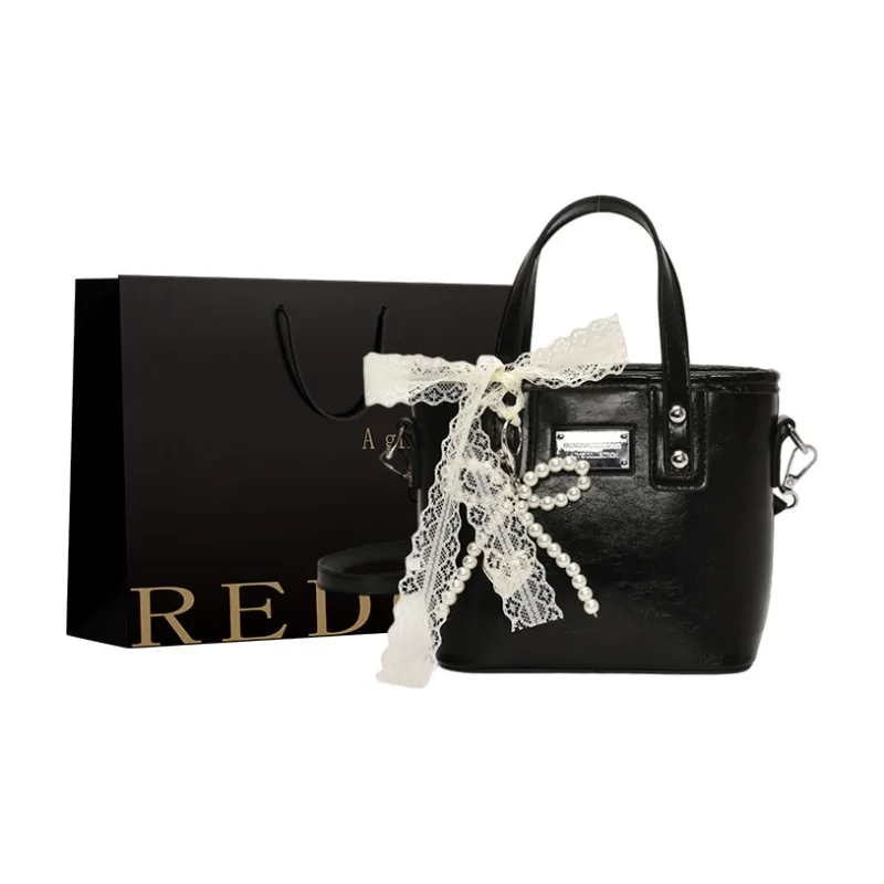 REDOO PU Handbag Women's Ecru/Pink/Blue/Black/Red-6