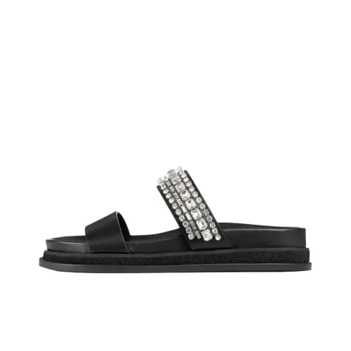 Jimmy Choo Slide Slippers Women's Black