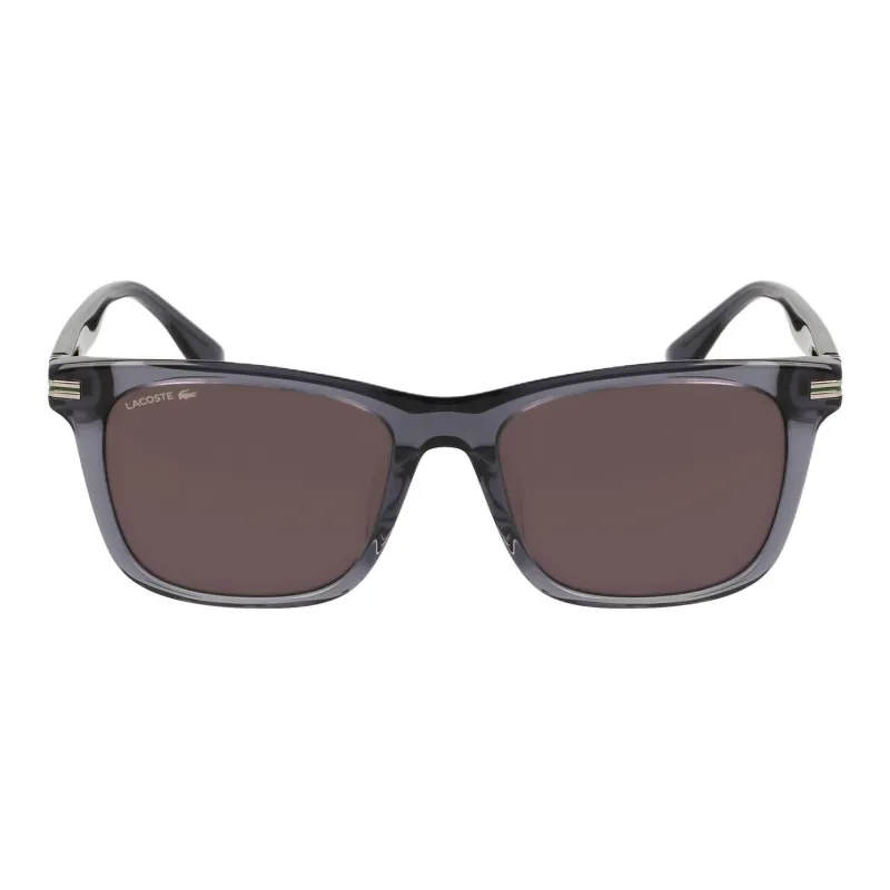 LACOSTE Square Sunglasses Men's Gray-1