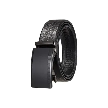 Lanza Cow Leather Belts Men's Width 3.5CM