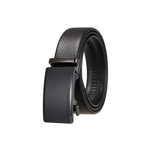 Lanza Cow Leather Belts Men's Width 3.5CM