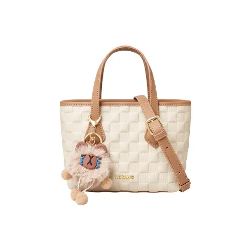 AOKANG Top Grain Cow Leather Basket Bag, Handbag, Shoulder Bag, Crossbody Bag Regular Women's Multicolor