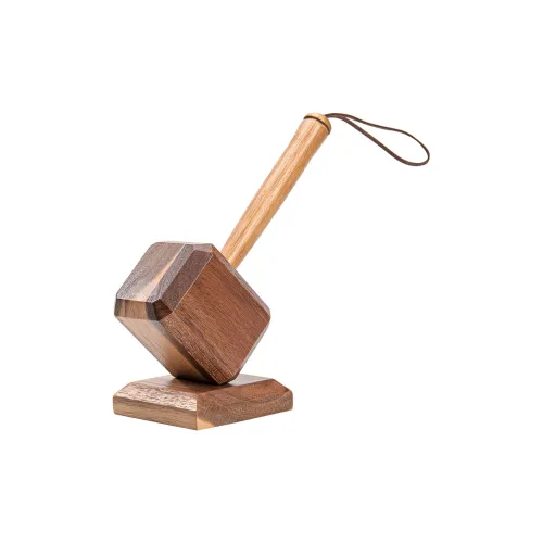 Pu Ware Thor Hammer, Walnut Wood Bottle Opener, Creative Premium Individual Beer Opener