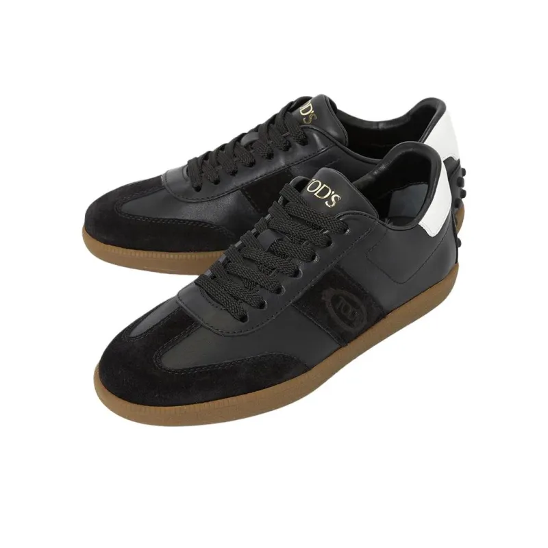 TOD'S Low Top Skateboard Shoes Women's Black-2