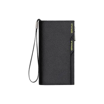 Gorora Top Grain Cow Leather Business Wallet Regular Men's Multicolor