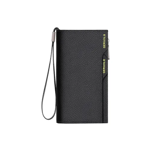 Gorora Top Grain Cow Leather Business Wallet Regular Men's Multicolor