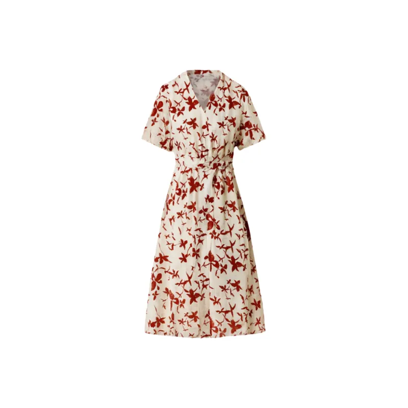 LUYOUYE Short Sleeved Dress Women's-0