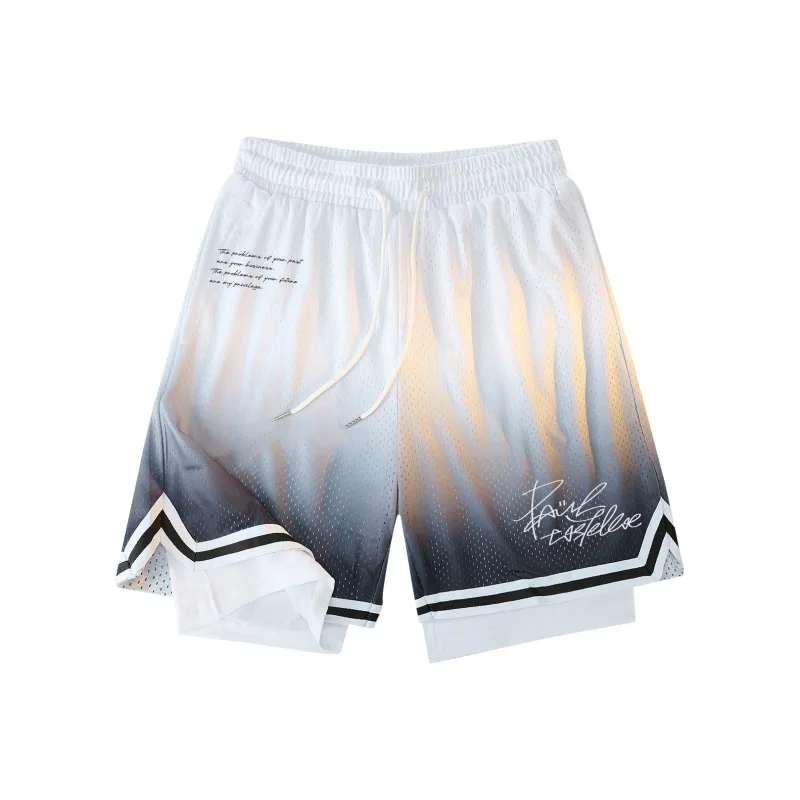 PAUL COSTELLOE Basketball Shorts Unisex-10