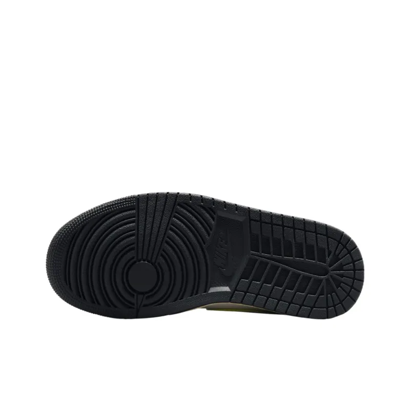Jordan Air Jordan 1 Anti Slip Wear Resistant Low Top Vintage Basketball Shoes Unisex Black White-5