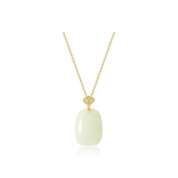 Royal Heaven's Choice Hetian Jade Pendants Pale Greenish White Jade Women's