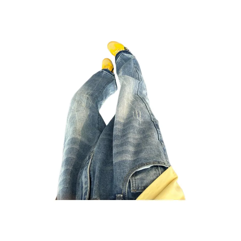 HELEH Jeans Unisex Vintage Blue-2