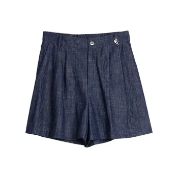 ELLE Casual Shorts Women's Denim Blue
