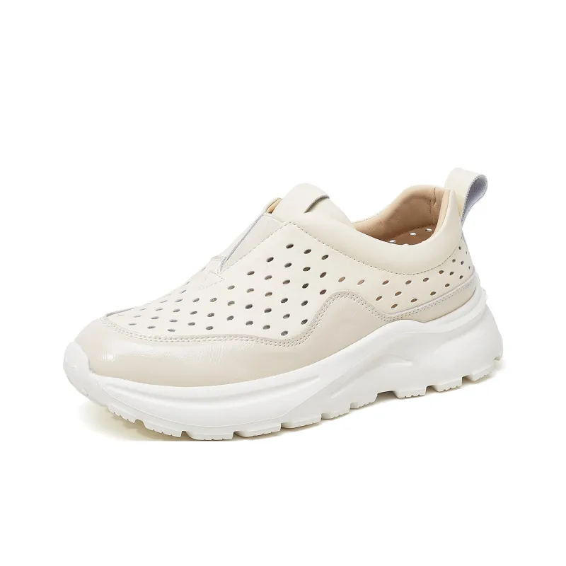 OULISASI Low Top Chunky Sneakers Women's-1